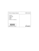 Konzert F-Dur (set of parts)