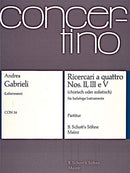 Ricercari a quattro, Nos. II (hypodorisch), III (hypodorisch) et V (hypolydisch) (score)