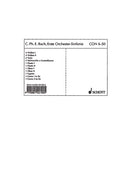 Sinfonie Nr. 1 Wq 183/1 (set of parts)