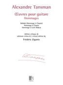 Œuvres pour guitare - Hommages