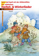 Die schönsten Herbst- und Winterlieder (1-2 treble recorders)