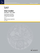Vier Lieder op. 37