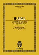 Concerto grosso B-Dur op. 3/2 HWV 313(ポケットスコア)