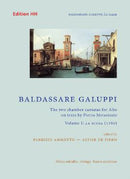 The two chamber cantatas for Alto Vol. 1