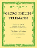 Triosonate für Altblockflöte (Flute, Violine), Oboe (Flute, Violine) und Basso continuo e-Moll TWV 42:e6