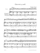 Chaconne for Violin and Bc G minor