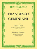 Sonate für Oboe (Flöte, Violine) und Basso continuo e-Moll