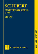 Quartettsatz c-moll D 703 SE(ポケット・スコア)