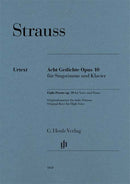 Acht Gedichte Opus 10 für Singstimme und Klavier