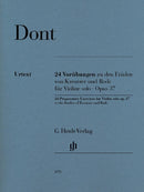 24 Preparatory Exercises to the Studies of Kreutzer and Rode Op. 37