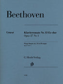 Piano Sonata no. 13 E flat major Op. 27 no. 1(校訂: Gertsch & Perahia)