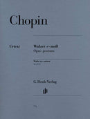 Waltz e minor Op. post.
