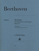 Three Duos for Clarinet and Bassoon WoO 27(パート譜)