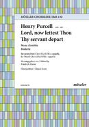 Lord, now lettest Thou Thy servant depart Z 230/8