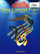 First Concert Folio - Pieces for Grade 1 Bands (Alto Saxophone  part)