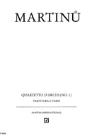 String Quartet no. 1 H 117