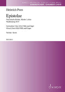 Epistolae (mixed choir (SSATBB) with soloists (SSSA) and organ)