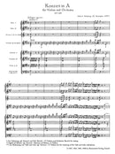 Concerto for Violin and Orchestra Nr. 5 A major K. 219(ポケットスコア)