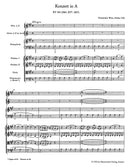 Concerto for Piano and Orchestra Nr. 12 A major K. 414(ポケットスコア)