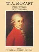12 Walzer KV 600 Nr.1-6, 602 Nr. 1-4