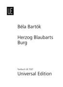 Herzog Blaubarts Burg op. 11(リブレット)