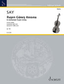 Ruşen Güneş Anısına op. 92c