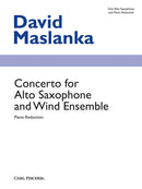 Concerto for Alto Saxophone and Wind Ensemble (Piano Reduction)