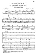 Let all the world in every corner sing (Antiphon), SATB