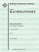 Rhapsody on a Theme of Paganini, Op. 43(スコア)