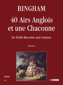 40 Airs Anglois et Une Chaconne