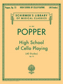 High School of Cello Playing (40 Etudes), op. 73 / Popper (Schirmer)