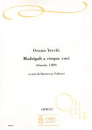 Madrigali a cinque voci (Venezia 1589) (Score)