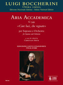 Aria accademica G 549 Care luci, che regnate (Vocal Score)