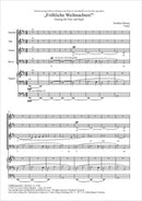 "Fröhliche Weihnachten!" (Score, version for Choir and Organ)
