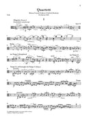 弦楽四重奏曲第3番 op. 19 = Streichquartett Nr. 3（パート譜セット）