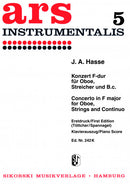 Concerto F major for Oboe, Strings and basso continuo (Piano Reduction)