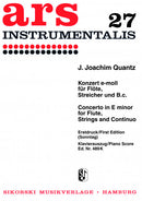 Concerto E minor for Flute, Strings and basso continuo (Piano Reduction)