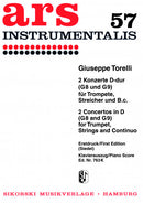 2 Concertos for Trumpet, Strings and basso continuo (G8 & G9) (Piano Reduction)
