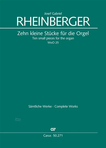 Zehn kleine Stücke für die Orgel WoO 25（オルガンのための10の小品）