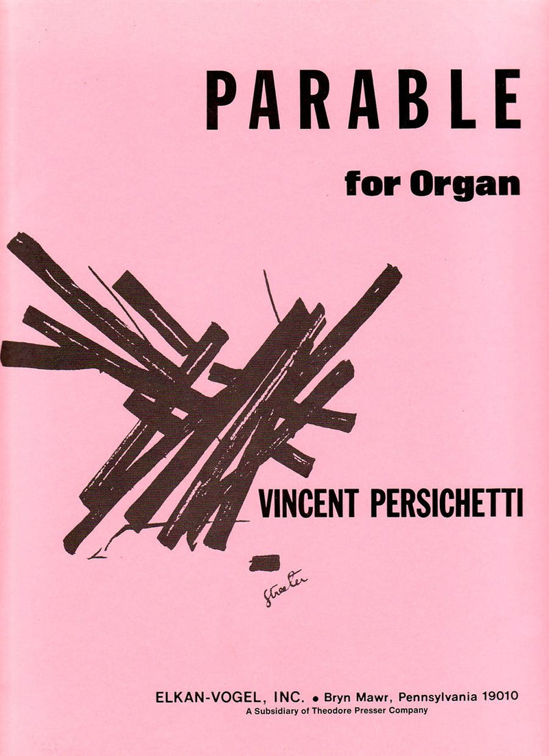 Parable for Organ, Opus 117