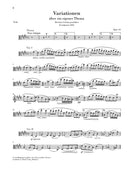 自作主題による変奏曲 op. 10 = Variationen über ein eigenes Thema