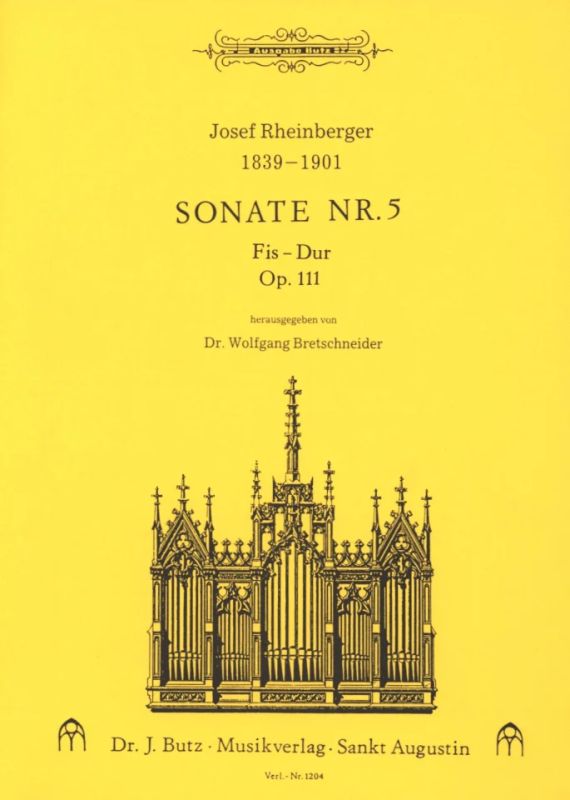 Orgelsonate Nr. 5, op. 111, Fis-Dur