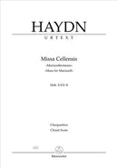 Missa Cellensis, Hob. XXII:8 "Mariazellermesse"（合唱楽譜）