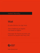 Wait (version for soprano and tenor)