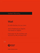 Wait (version for alto and bass)