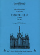 Sonate Nr. 15 D-Dur = Organ Sonata no. 15 in D major op. 168