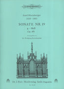 Sonate Nr. 19 g-moll = Organ Sonata no. 19 in G minor op. 193