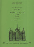 Sonate Nr. 20 F-Dur = Organ Sonata no. 20 in F major, op. 196