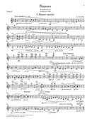 Danses for Harp and String Orchestra（弦楽器パート譜セット）