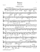 Danses for Harp and String Orchestra（弦楽器パート譜セット）